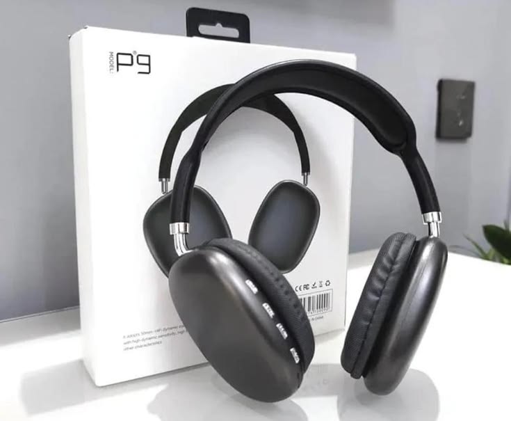 P9 Wireless Bluetooth Headphones – HD Sound, Noise Reduction & Long Battery Life